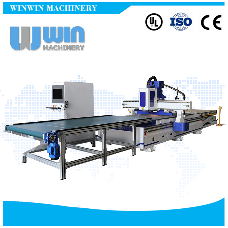 Automatic feeding CNC Router with Drill machine 