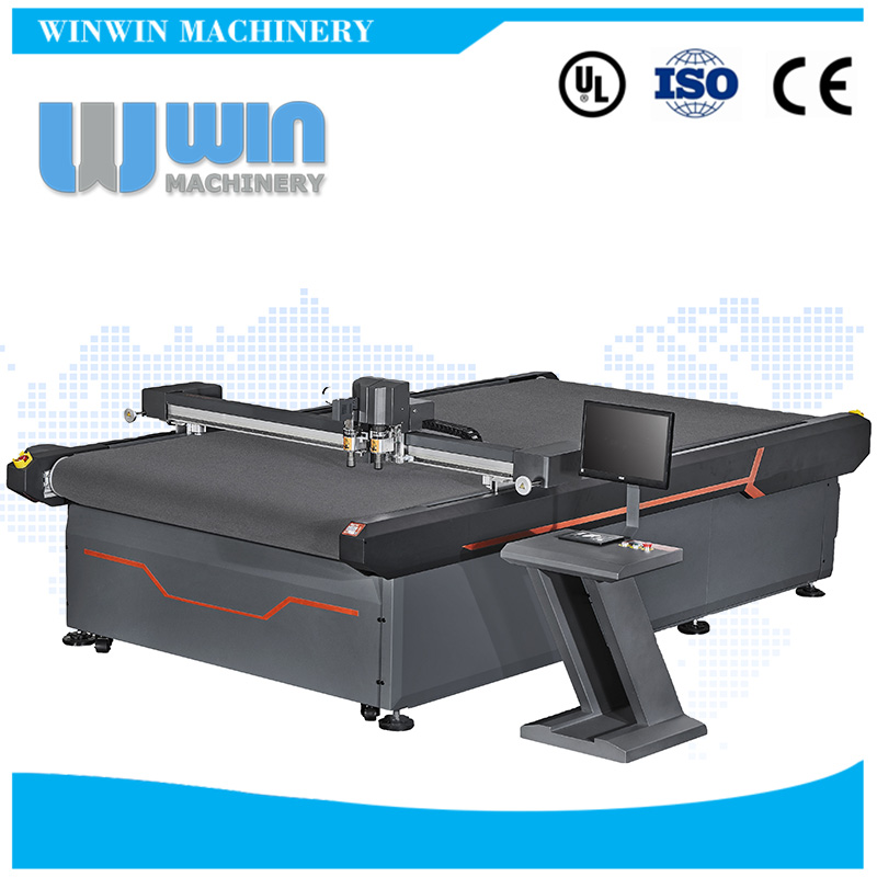 Easy Operation New Design Vinyl Cutter For PP PVC Sheet Rubber Sign Board Flatbed Cutting Machine